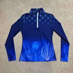 NWT DUVETICA AVATAR 2 BLUE‎ POLYESTER BLEND SWEATSHIRT PURPLE WOMENS SZ SMALL